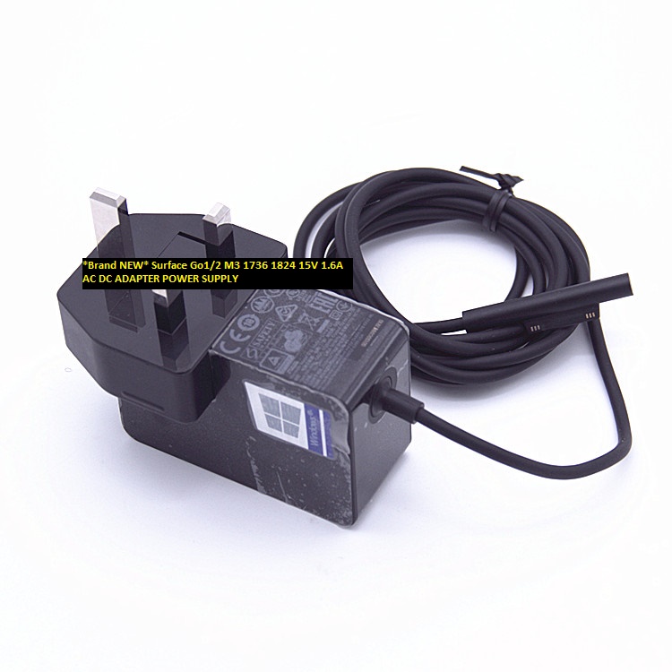 *Brand NEW* POWER SUPPLY Surface 15V 1.6A Go1/2 M3 1736 1824 AC DC ADAPTER